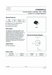 DataSheet STD60NF3LL pdf