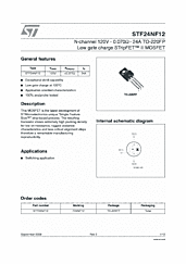 DataSheet STF40NF06 pdf