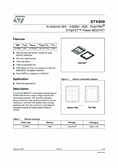 DataSheet STK800 pdf