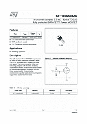 DataSheet STP180NS04ZC pdf