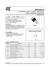 DataSheet STP40NS15 pdf