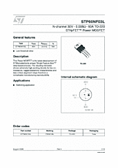 DataSheet STP60NF03L pdf