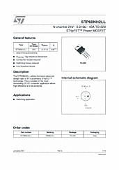 DataSheet STP60NH2LL pdf