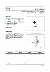 DataSheet STP75NF68 pdf