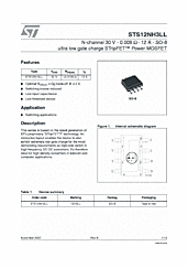 DataSheet STS12NH3LL pdf