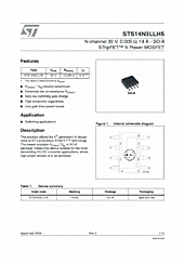 DataSheet STS14N3LLH5 pdf