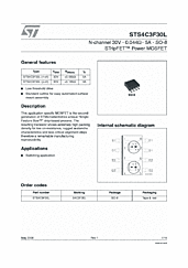 DataSheet STS4C3F30L pdf