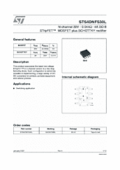 DataSheet STS4DNFS30L pdf