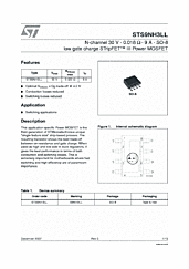 DataSheet STS9NH3LL pdf