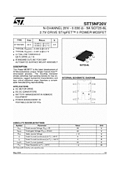 DataSheet STT5NF20V pdf