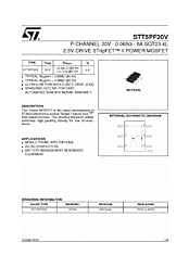 DataSheet STT5PF20V pdf