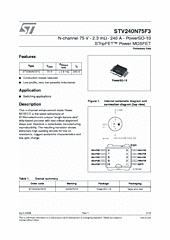 DataSheet STV240N75F3 pdf