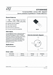 DataSheet STY30NK90Z pdf