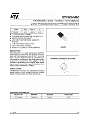 DataSheet STY60NM60 pdf