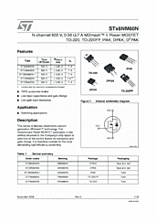 DataSheet STB8NM60N pdf