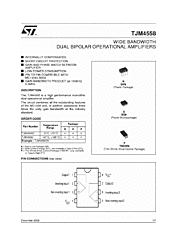 DataSheet TJM4558 pdf