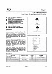 DataSheet TS271 pdf