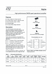 DataSheet TS274 pdf