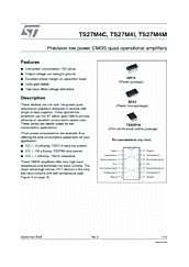 DataSheet TS27M4 pdf