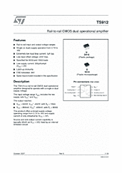 DataSheet TS912 pdf