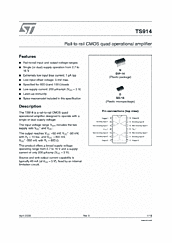 DataSheet TS914 pdf