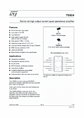 DataSheet TS924 pdf