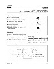 DataSheet TSH22 pdf