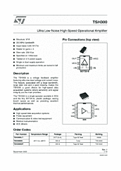 DataSheet TSH300 pdf