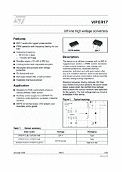 DataSheet VIPer17H pdf