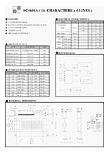 DataSheet SC1604A pdf