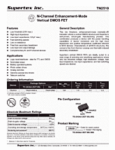 DataSheet TN2510 pdf