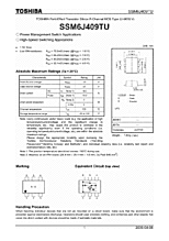 DataSheet SSM6J409TU pdf