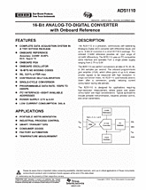 DataSheet ADS1110 pdf