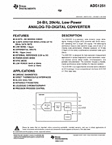 DataSheet ADS1251 pdf
