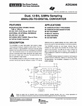 DataSheet ADS2806 pdf