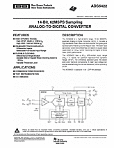 DataSheet ADS5422 pdf