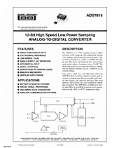 DataSheet ADS7818 pdf