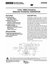 DataSheet ADS808 pdf