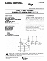 DataSheet ADS820 pdf