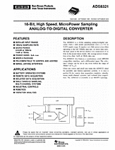 DataSheet ADS8321 pdf