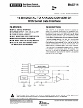 DataSheet DAC714 pdf