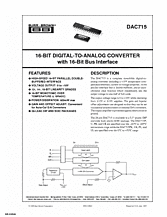 DataSheet DAC715 pdf