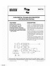 DataSheet DAC716 pdf