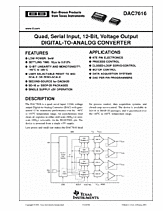 DataSheet DAC7616 pdf