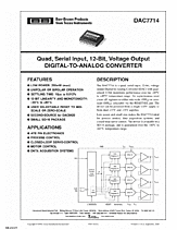 DataSheet DAC7714 pdf