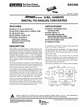 DataSheet DAC908 pdf