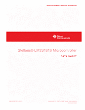 DataSheet LM3S1816 pdf