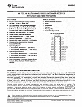 DataSheet MAX3243 pdf