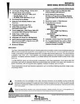 DataSheet MSP430F423 pdf