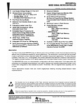 DataSheet MSP430FE425 pdf